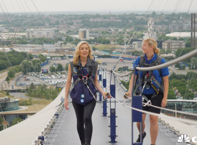 GET THE PERFECT VIEW OF LONDON CLIMBING THE 02 ARENA